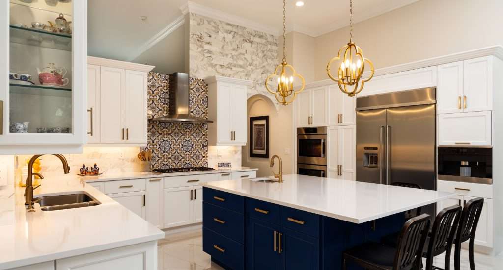 kitchen remodel with lighting